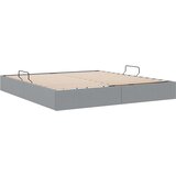  Otomanski krevet s pohranom Svijetlo siva 180 x 200 cm tkanina | shoptok.hr