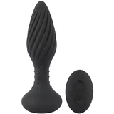 Anos remote controlled butt plug 550760 black