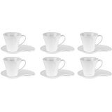 Alpeks Home ALPEKSHOME, SKODELICE ZA BELO KAVO, BELE, HJ1316, 220 ml, 6 KOS, (22153111) | Shoptok.si