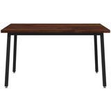  140 x 80 x 75 cm Čvrsto drvo akacije Tamno smeđa i crna | shoptok.hr