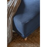Miuform Tamno plava sklopiva kutna garnitura od samta (s lijevim kutom/u obliku slova "U") Lazy Lukka – | shoptok.hr