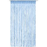 Furnova Zavesa makrame modra 140x240 cm bombaž, (21918360) | Shoptok.si