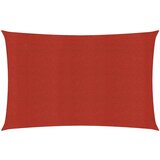 vidaXL Jedro za zaštitu od sunca 160 g/m² crveno 2,5 x 3,5 m HDPE Cijene