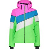 CMP woman jacket zip hood, ženska jakna za skijanje, zelena 32W0236 Cene'.'