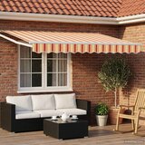 Ručna zlačivna tenda s LED diodama Šareni 3 x 2,5 m | shoptok.hr