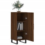  Komoda boja smeđeg hrasta 34,5 x 34 x 90 cm konstruirano drvo | shoptok.hr