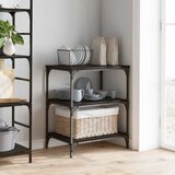  Kuhinjski kolica Crni hrast 60 x 41 x 76 cm Konstruirano drvo | shoptok.hr