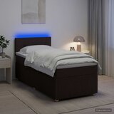  Boxspring krevet s madracem Tamno smeđa 80 x 200 cm Tkanina | shoptok.hr
