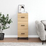 vidaXL Komoda sonoma hrast 34,5x34x90 cm inženirski les Cene