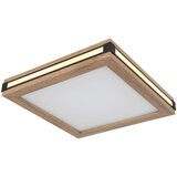 Globo LED stropna svjetiljka Carla (12 W, Topla bijela, Smeđa, D x Š x V: 30 x 30 x 7,5 cm) | shoptok.hr