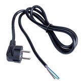 Akyga tok priključni kabel [1x prosti konec - 1x kotni varnostni moški konektor] 1.50 m črna, (20414348) | Shoptok.si