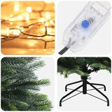  Umjetno božićno drvce s nogom 120 cm 150 LED lampica - 120 cm s LED svjetlima | shoptok.hr