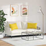 vidaXL jastučići za sofu 2 pcs svijetlo žuta 60 x 40 cm tkanina | shoptok.hr