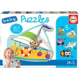 Educa Sestavljanke Baby Vehicles - 5 sestavljank (EDU18059), (21215663) Cene