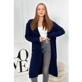 Kesi Cardigan sweater weave braid navy blue Cijene