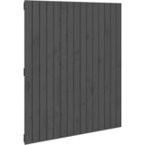  Zidno uzglavlje sivo 95,5x3x110 cm od masivne borovine | shoptok.hr