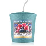 Yankee Candle Mulberry & Fig Delight dišeča svečka 411 g unisex | Shoptok.si