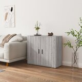  Komoda sivog hrasta sonome 80x33x70 cm od konstruiranog drva | shoptok.hr