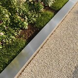 Profil za rubove vrta 2 kom. 100 x 15 x 5 cm Pocinčani čelik | shoptok.hr