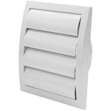 VAFRA pvc zračnik s težnostno loputo (150 x 150 mm, Ø 100 mm, bel) Cene