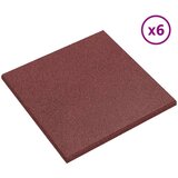  Ploče za zaštitu od padova 12 pcs Crvena 50 x 50 cm Guma | shoptok.hr