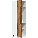 vidaXL Omara za hladilnik starinski les 60x57x207 cm inž. les | Shoptok.si