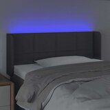  Posteljno vzglavje temno sivo 93x16x78/88 cm blago, (20953734) | Shoptok.si