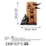 WALLXPERT dekorativni drveni zidni pribor light house | ePonuda.com