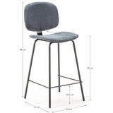 Marckeric Plave barske stolice u setu 2 kom (visine sjedala 66 cm) Arus – | shoptok.hr
