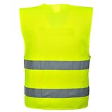 MONSUN Prsluk Hi-Vis M474 sa dve horizontalne trake/ žuta Cene