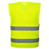 Prsluk Hi-Vis M474 sa dve horizontalne trake/ žuta