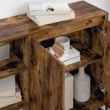  Pomoćni ormarić Dimni hrast 96.5 x 30 x 75 cm Konstruirano drvo | shoptok.hr