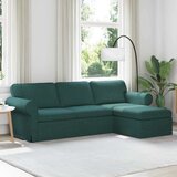 SOFA Tamnozelena 215 x 138 x 80 cm Metal Cijene