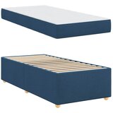  Krevetna konstrukcija s madracem Plava 90 x 190 cm tkanina | shoptok.hr