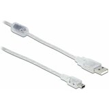 Delock kabel usb a-b mini 1m dvojno oklopljen transparent 83905 | Shoptok.si