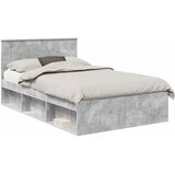  Krevetna konstrukcija s uzglavljem Betonska siva 135 x 190 cm | Eponuda.ba