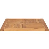 vidaXL Stolna ploča od masivne tikovine 70 x 70 x 2 5 cm | shoptok.hr