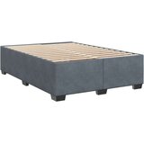 vidaXL Krevet s oprugama i madracem tamnosivi 160x200 cm baršunasti | shoptok.hr