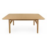 Woodman Proširiv blagovaonski stol s dodatnom pločom u dekoru hrasta 90x180 cm Curved – Cijene