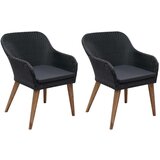  3-dijelni vrtni blagovaonski set crni | shoptok.hr