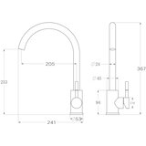  Kuhinjska slavina Inox Visoka J | shoptok.hr