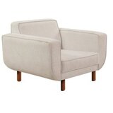 Atelier Del Sofa fotelja larus berjer walnut cream