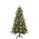  Umjetno božićno drvce s nogom s stalakom Zelena 120 cm PE i PVC | shoptok.hr