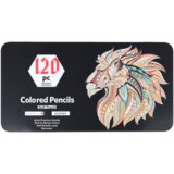 Lean Toys Komplet premium barvic 120 kosov Različni odtenki Seznam barv | Shoptok.si