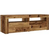  Noćni ormarići 2 kom s LED diodama staro drvo 60x35x40 cm | shoptok.hr
