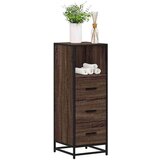 vidaXL Kupaonski ormarić smeđi hrast 35x37,5x100 cm izrađeno drvo | shoptok.hr