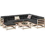  8-dijelni set vrtnih sofa od masivne borovine | shoptok.hr