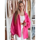DStreet Koszula damska oversize muślinowa MUSLINEA fioletowa | shoptok.hr