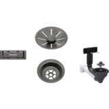 Blanco pribor satin dark steel infino set 1x3,5" (skodelica, infino okrasna rozeta, c-prelivni prelivni set), brez dodatne komp. Cene