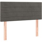 Box spring postelja z vzmetnico temno siva 80x200 cm žamet, (20726538) | Shoptok.si